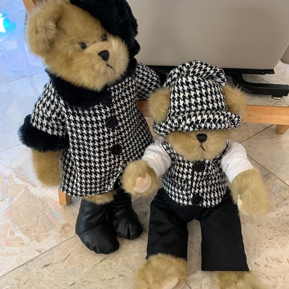 Preowned EC 2 (TS) Trade Secret 16” Mohair & Audrey Plush Teddy Bears - Picture 5 of 5